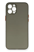 Mey İthalat® iPhone 12 Pro Max Kılıf PP Ultra İnce Kapak - Gri