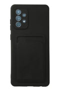 Mey İthalat® Samsung Galaxy A33 5G Kılıf Kelvin Kartvizitli Silikon - Siyah