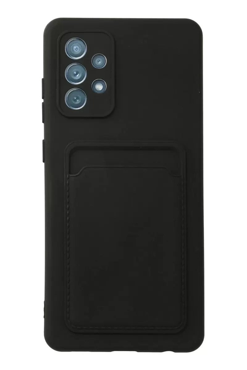 Mey İthalat® Samsung Galaxy A33 5G Kılıf Kelvin Kartvizitli Silikon - Siyah