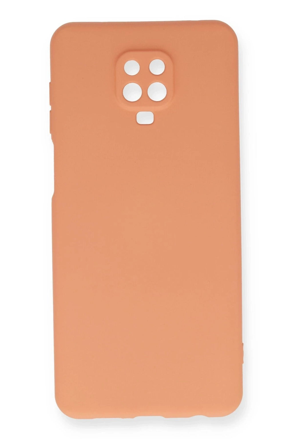 Mey İthalat® Redmi Note 9 Pro Kılıf Nano içi Kadife Silikon - Turuncu