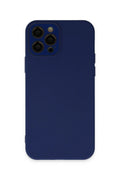 Mey İthalat® iPhone 12 Pro Max Kılıf Lansman Glass Kapak - Sky Blue