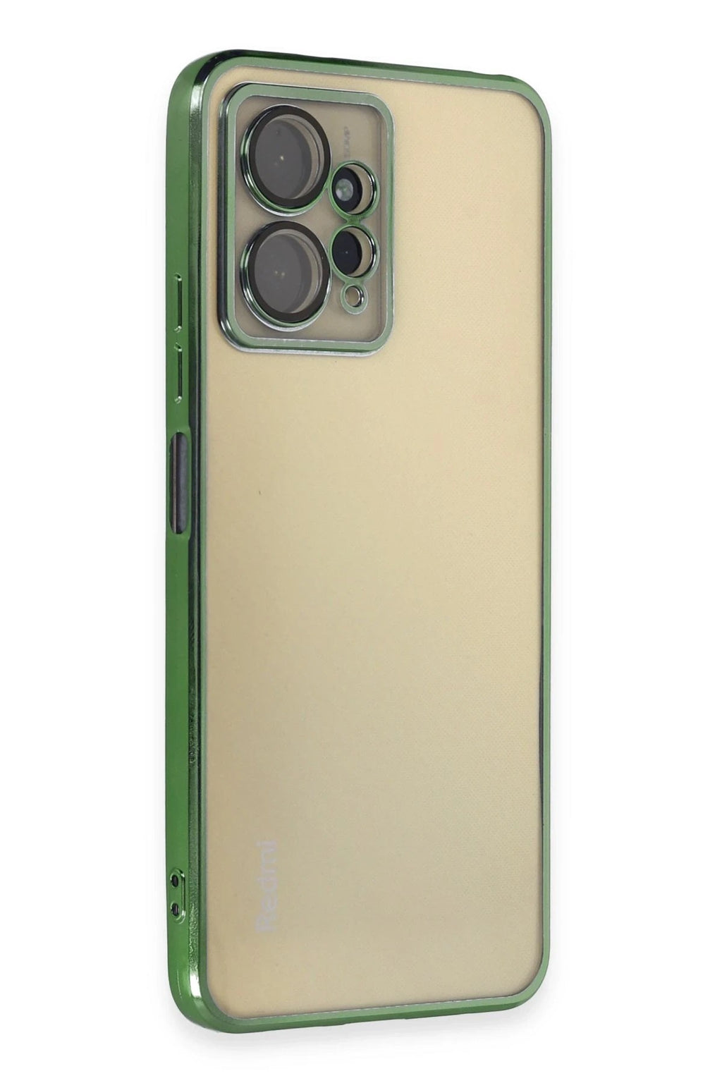 Mey İthalat® Redmi Note 12 4G Kılıf Lensli Silikon - Yeşil