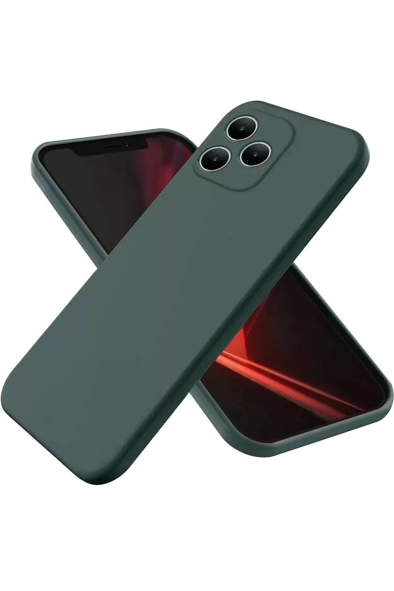 Mey İthalat® Realme Note 50 4G Kılıf First Silikon - Koyu Yeşil