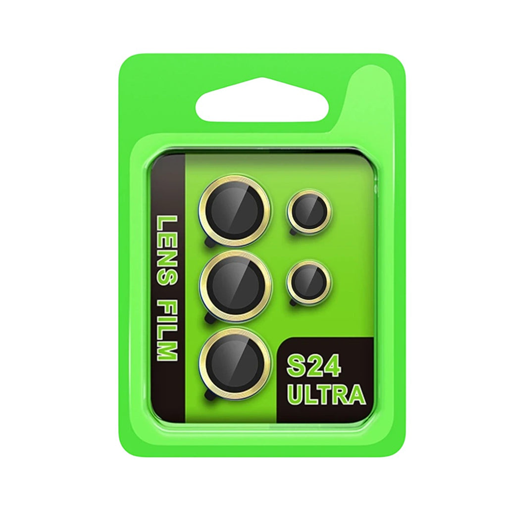 Mey İthalat® Samsung Galaxy S24 Ultra Raze Metal Kamera Lens - Sarı