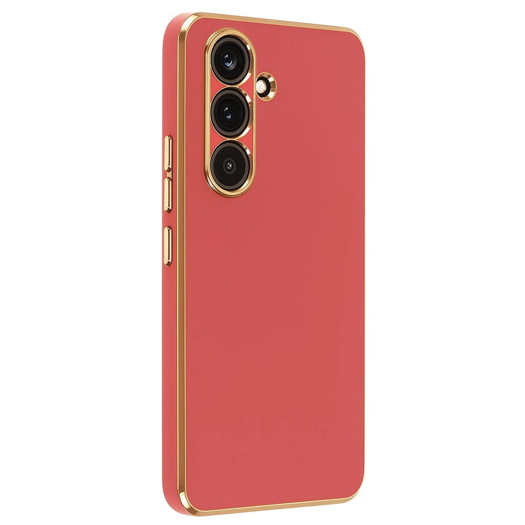Mey İthalat® Samsung Galaxy A17 5G Volet Silikon - Kırmızı