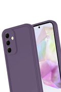 Mey İthalat® Samsung Galaxy A16 5G Kılıf Viera Silikon - Mürdüm