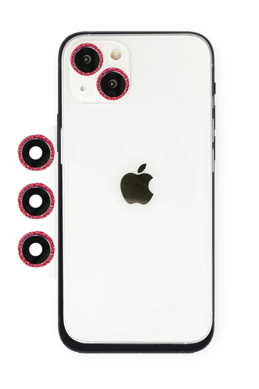 Mey İthalat® iPhone 14 Shine Kamera Lens - Kırmızı