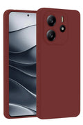 Mey İthalat® Redmi Note 14 4G Kılıf First Silikon - Bordo