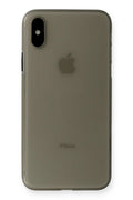 Mey İthalat® iPhone XS Max Kılıf PP Ultra İnce Kapak - Gri