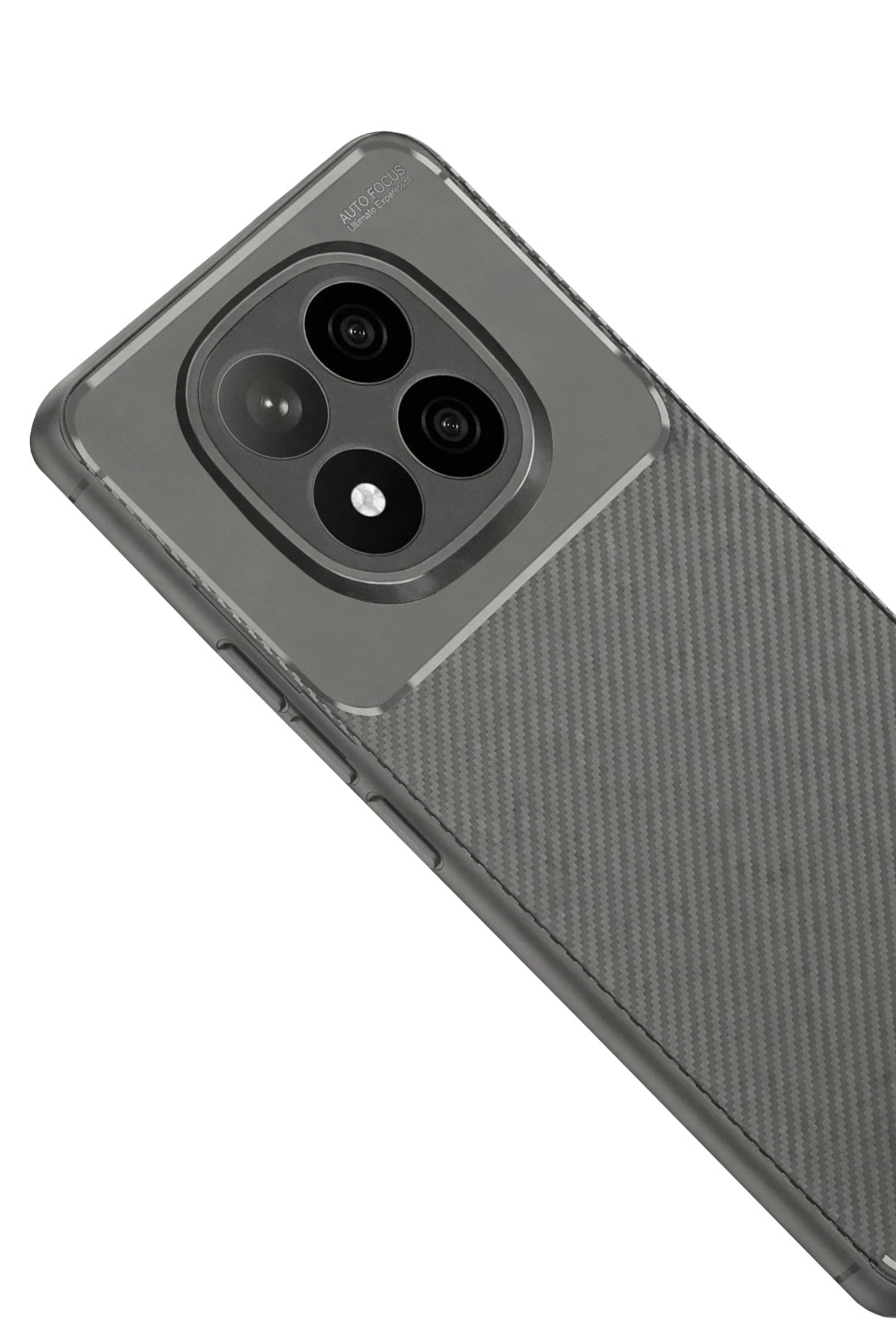 Mey İthalat® Redmi Note 14 Pro Plus Kılıf Auto Focus Karbon Kapak - Gri