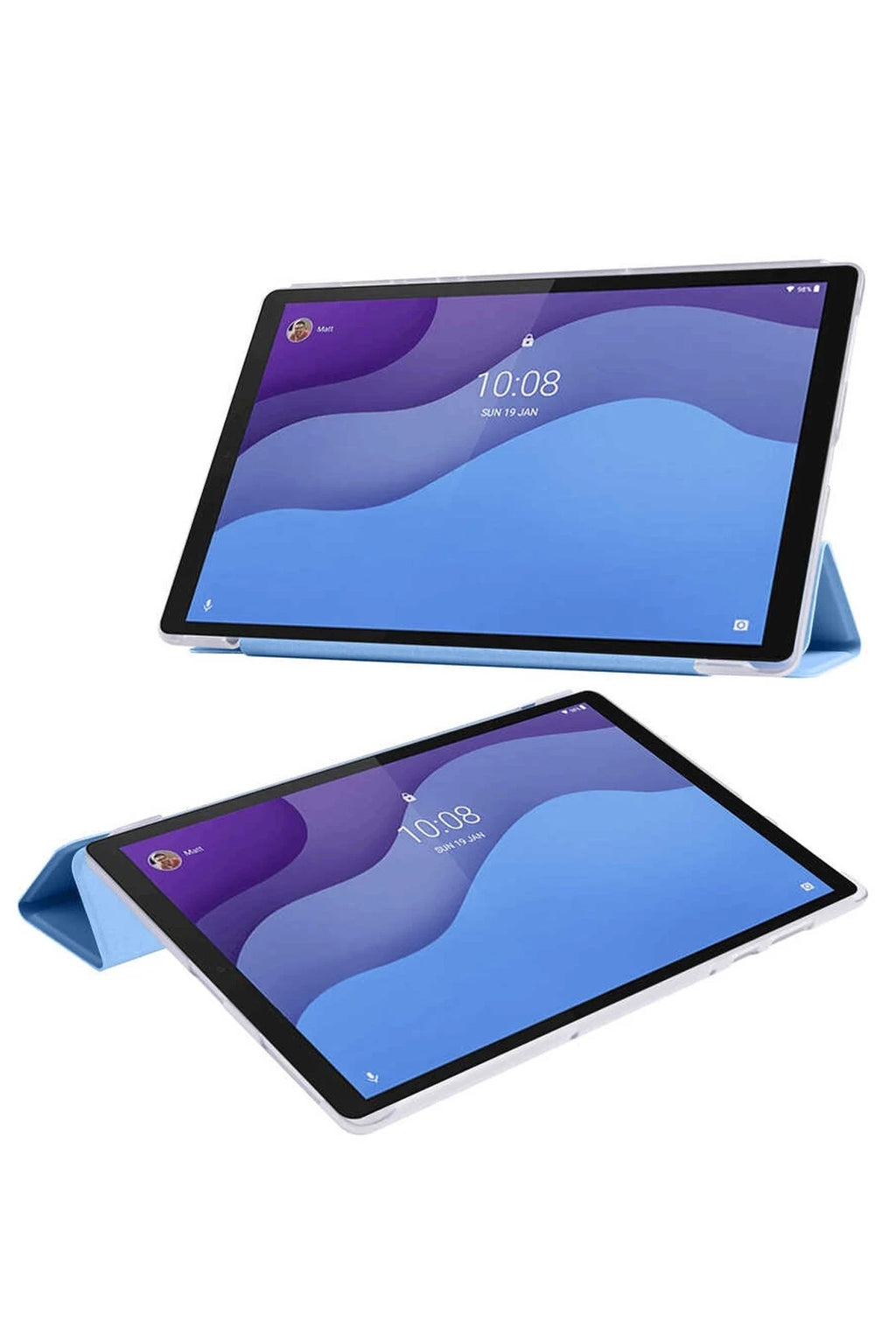 Mey İthalat® Lenovo M10 HD X306F Kılıf Tablet Smart Kılıf - Mavi