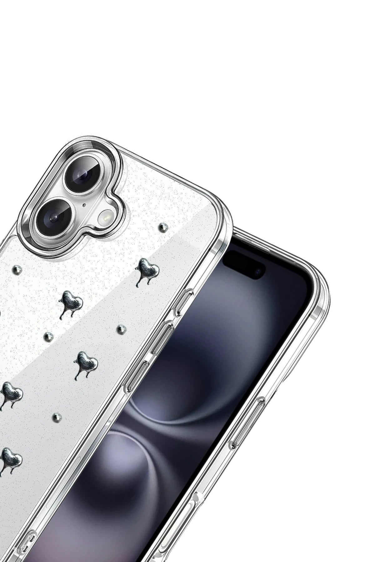 Mey İthalat® iPhone 16 Fiyonk Desenli Kapak - Desen 1
