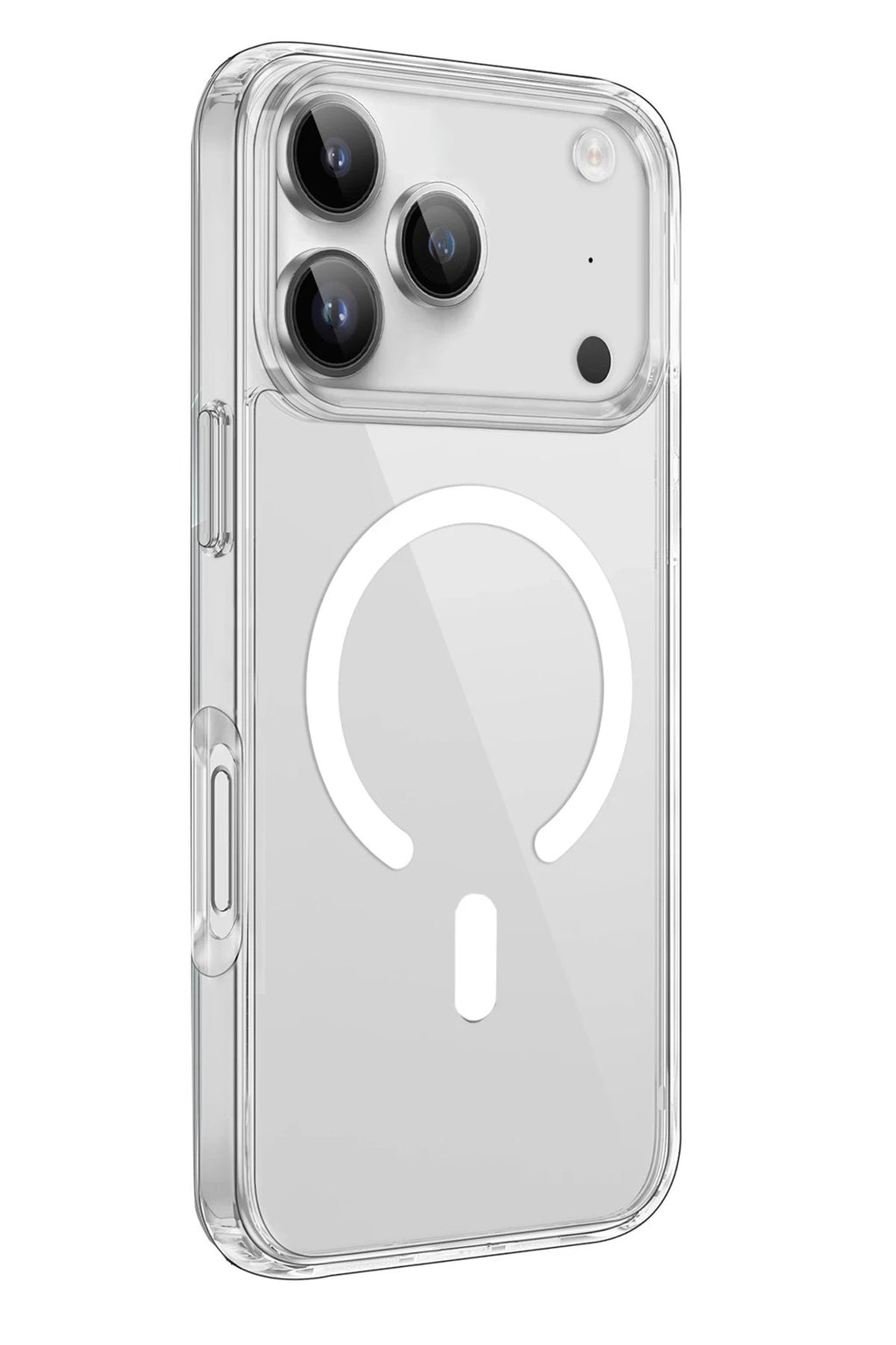 Mey İthalat® iPhone 17 Pro Max Kılıf Pc Real Magsafe Kapak - Şeffaf