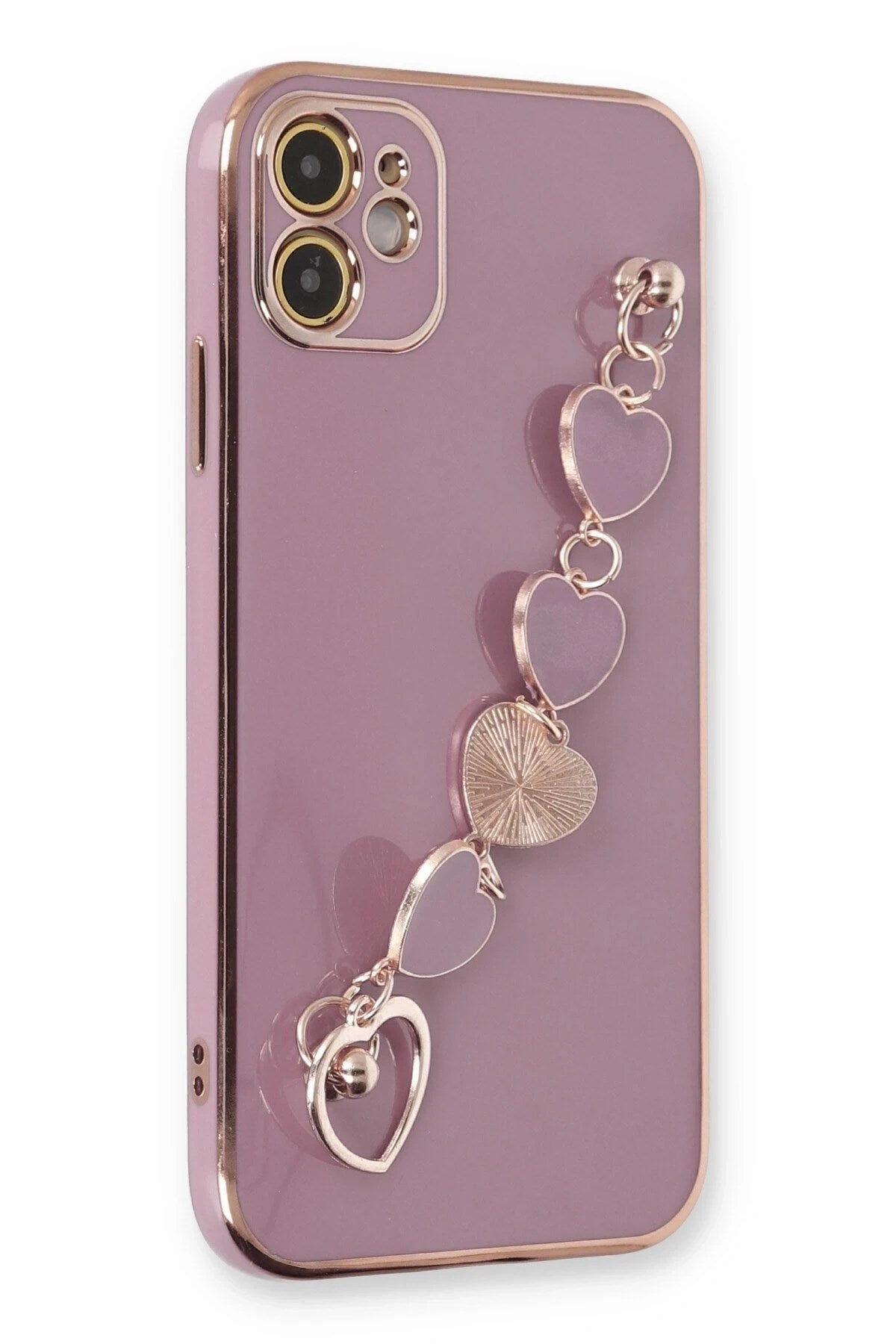 Mey İthalat® iPhone 12 Kılıf Esila Silikon - Mor