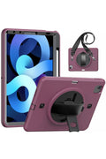 Mey İthalat® iPad Pro 11 (2020) Kılıf Strap-C Otterbox Tablet Kapak - Mürdüm