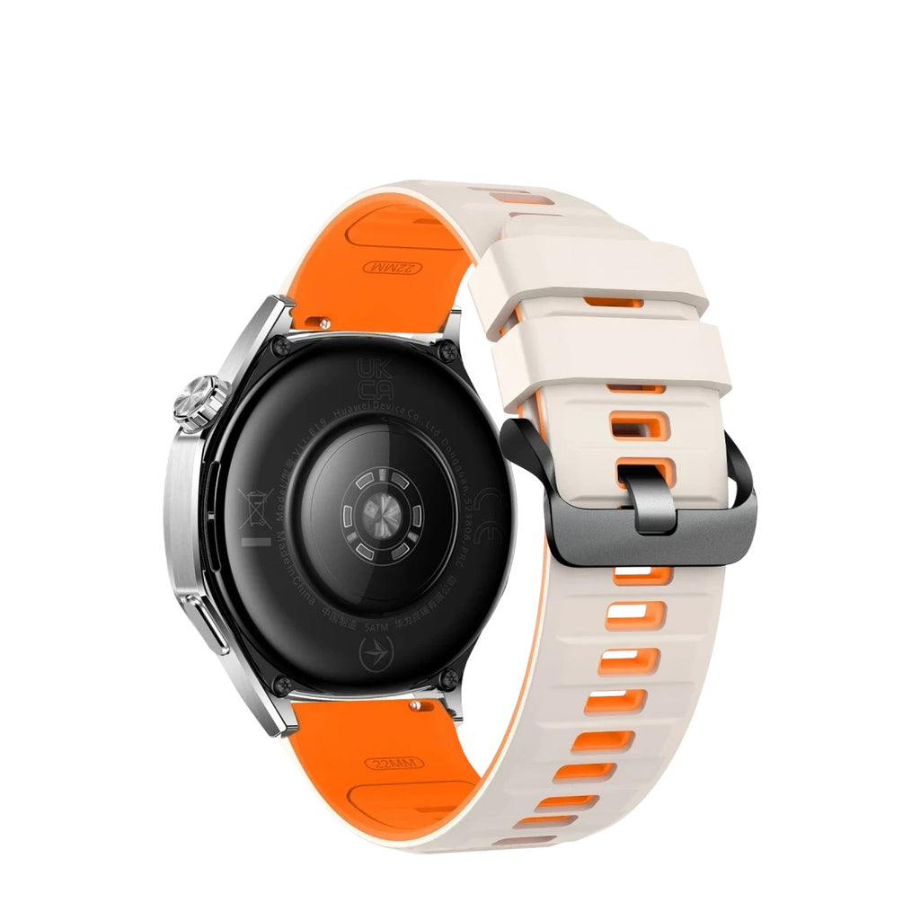Mey İthalat® Watch Ultra 49mm Minoc Kordon - Beyaz-Turuncu