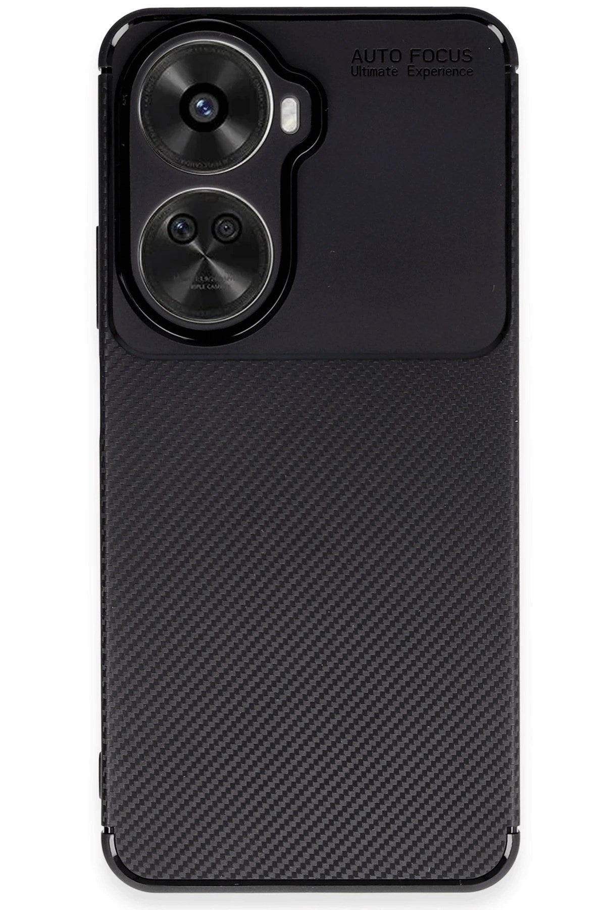 Mey İthalat® Huawei Nova 12 SE Kılıf Auto Focus Karbon Kapak - Siyah