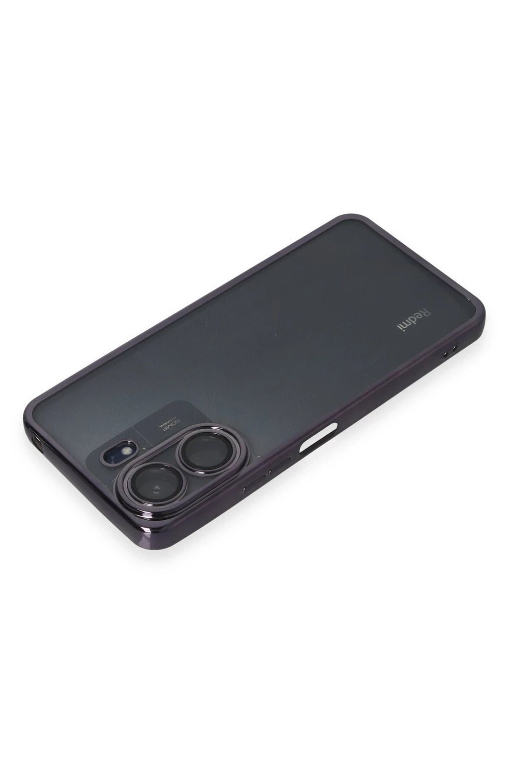 Mey İthalat® Redmi 13C Kılıf Lensli Silikon - Mor