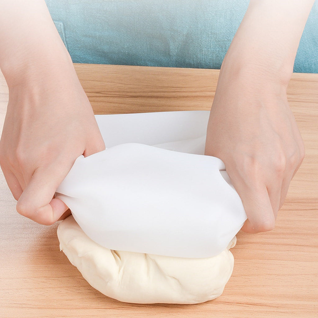 Orta Hamur Torbası Silikon Şeffaf Hamur Yoğurma Torbası Ekmek Makarna Mantı Hamuru Kolay Yo