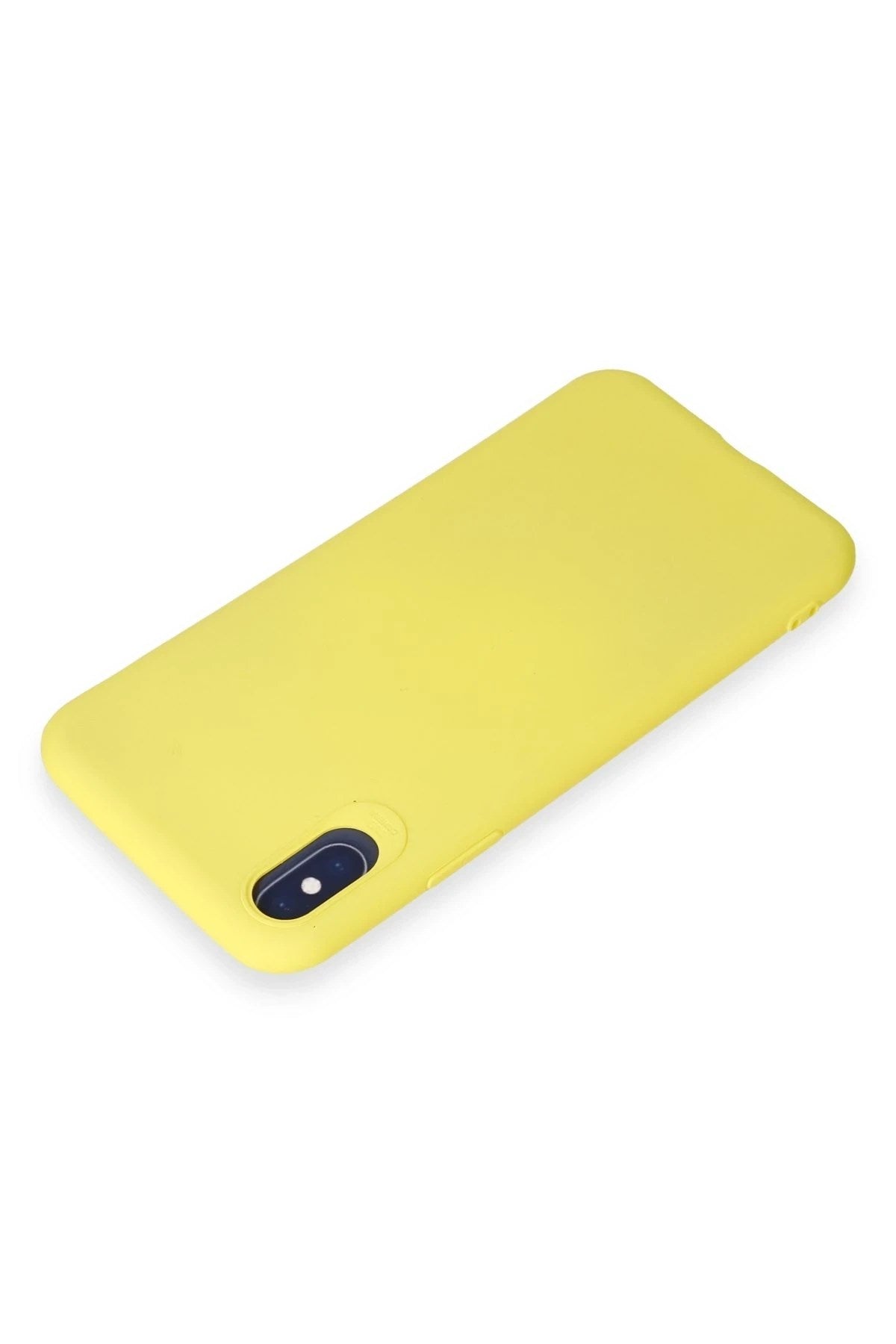 Mey İthalat® iPhone X Kılıf First Silikon - Sarı