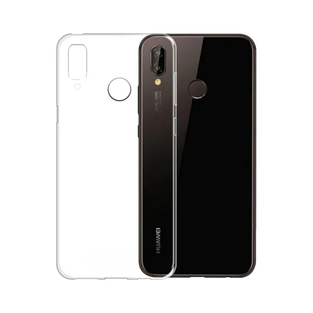 Mey İthalat® Huawei P20 Lite Kılıf Lüx Şeffaf Silikon