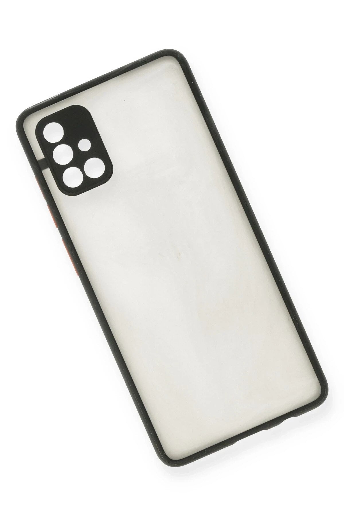 Mey İthalat® Samsung Galaxy A71 Kılıf Montreal Silikon Kapak - Siyah