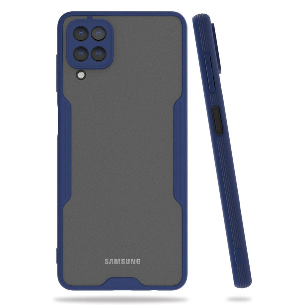 Mey İthalat® Samsung Galaxy A22 Kılıf Platin Silikon - Lacivert