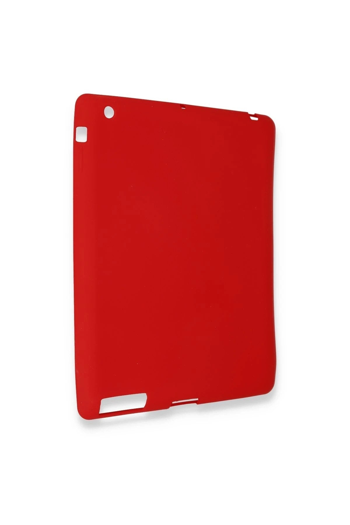 Mey İthalat® iPad 4 9.7 Kılıf Evo Tablet Silikon - Kırmızı