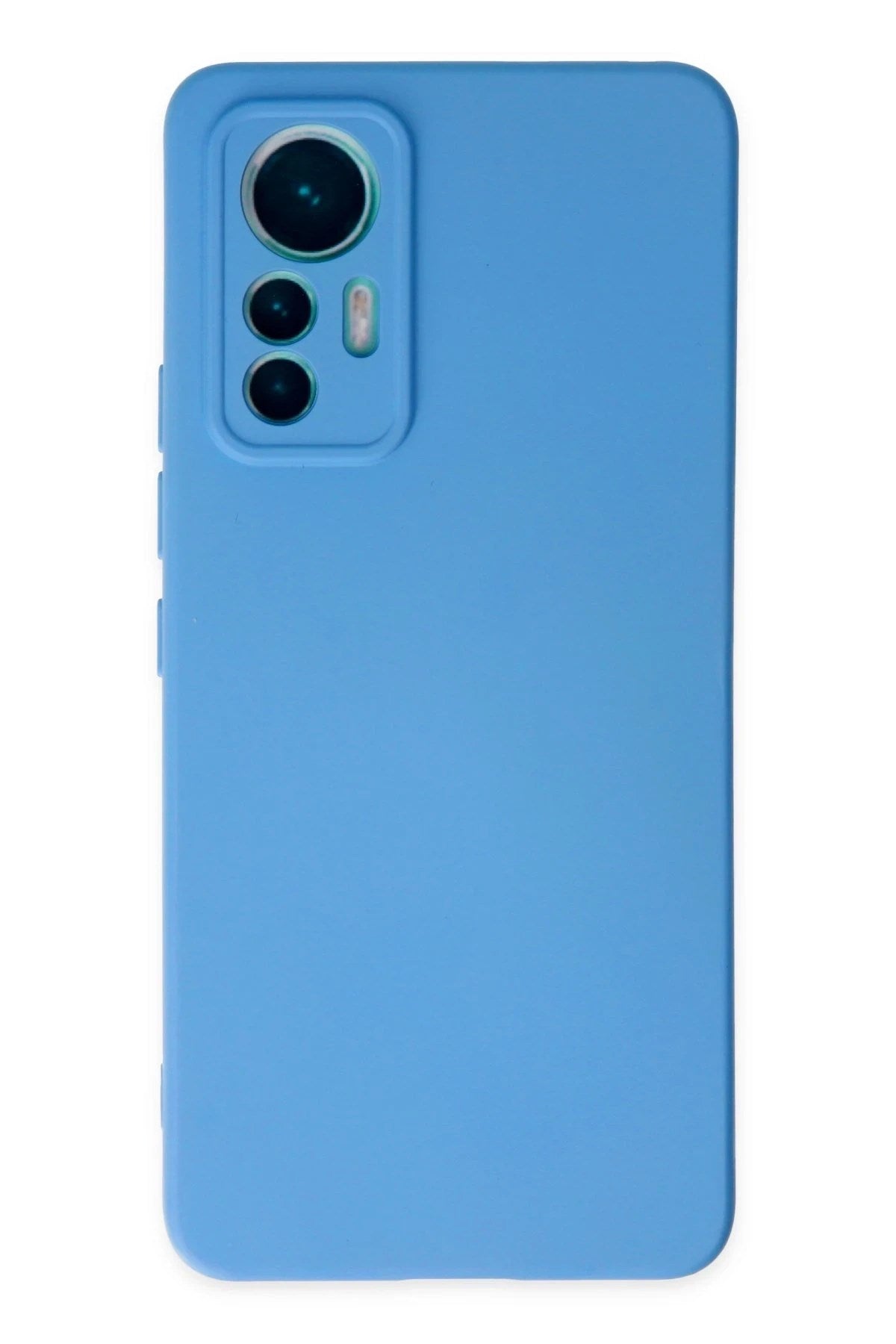 Mey İthalat® Mi 12 Lite Kılıf Nano içi Kadife Silikon - Mavi