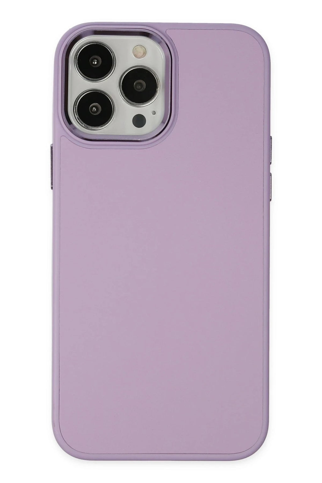 Mey İthalat® iPhone 13 Pro Kılıf Asya Deri Silikon - Lila