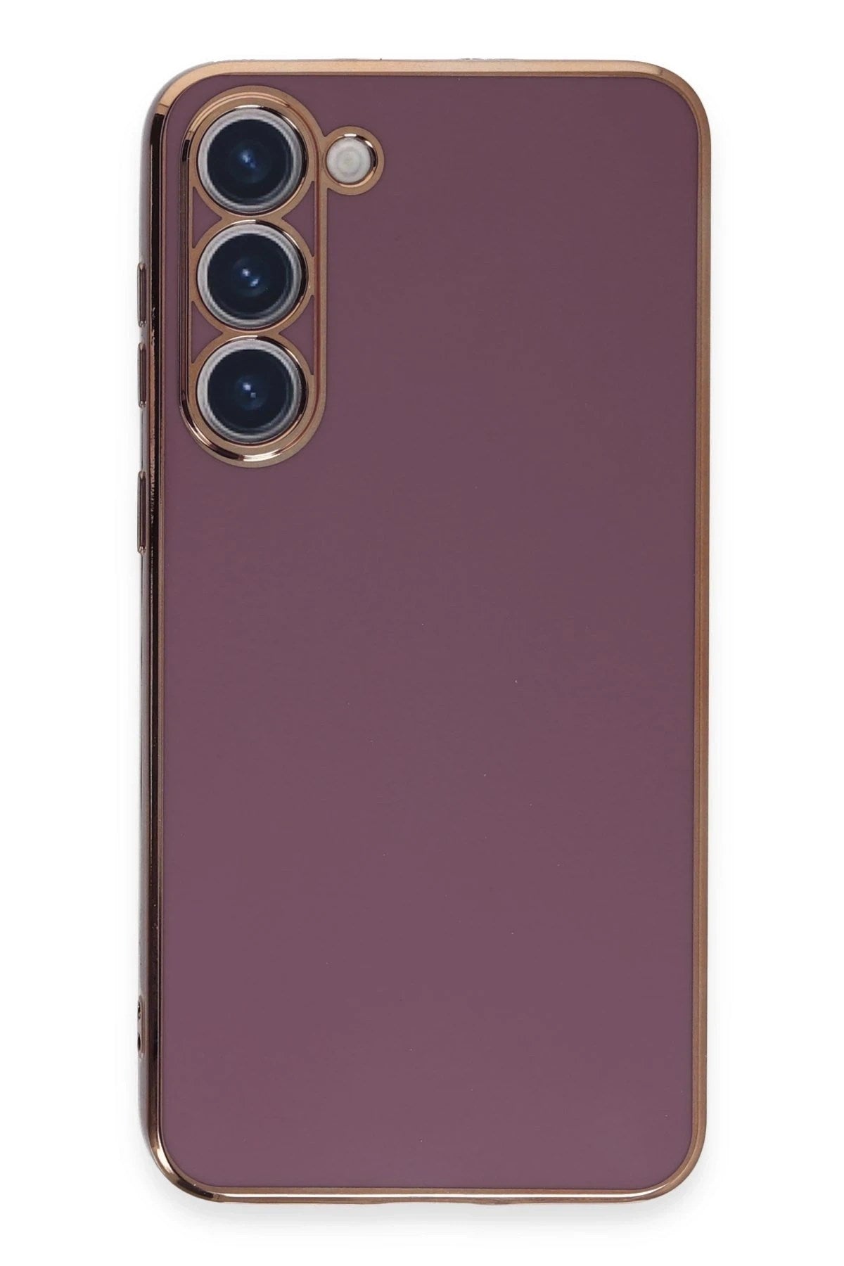 Mey İthalat® Samsung Galaxy S23 Kılıf Volet Silikon - Mor