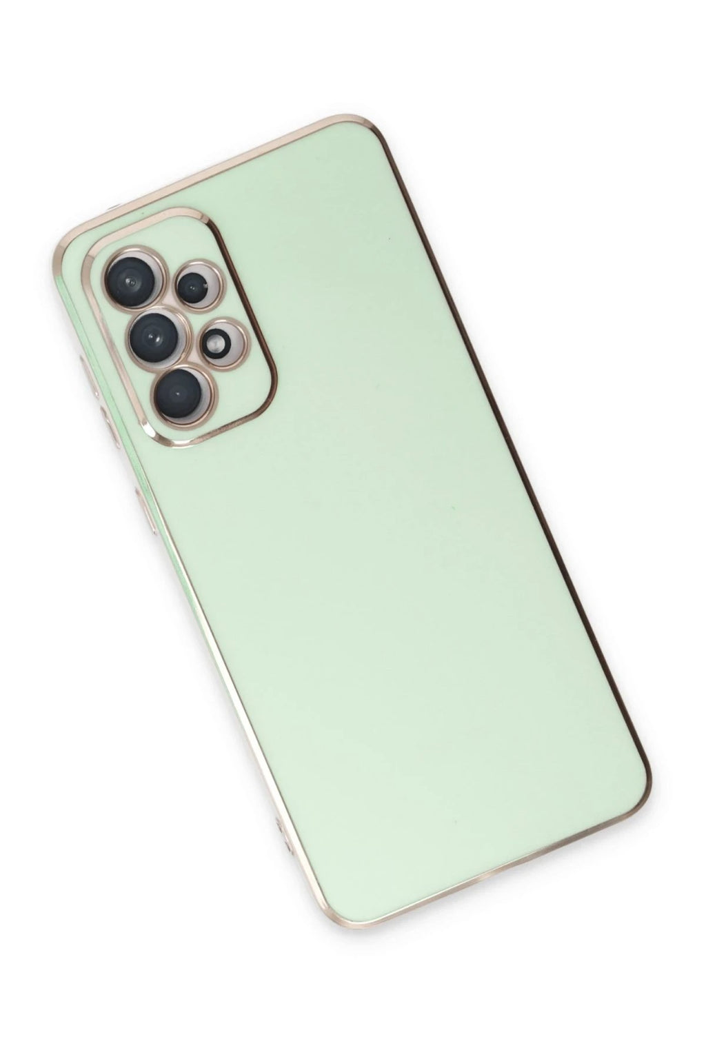 Mey İthalat® Samsung Galaxy A73 5G Kılıf Volet Silikon - Açık Yeşil