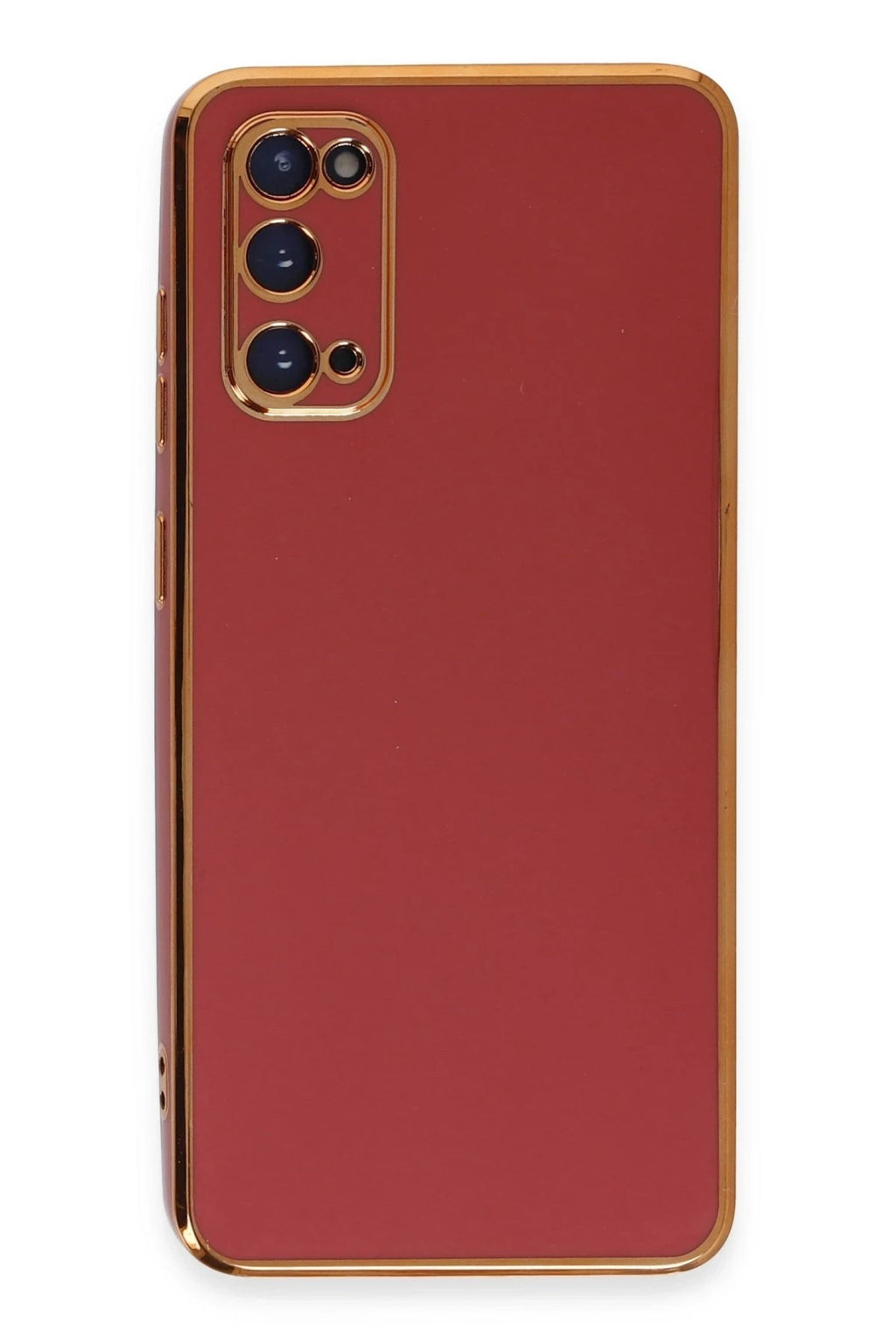 Mey İthalat® Samsung Galaxy S20 Kılıf Volet Silikon - Kırmızı