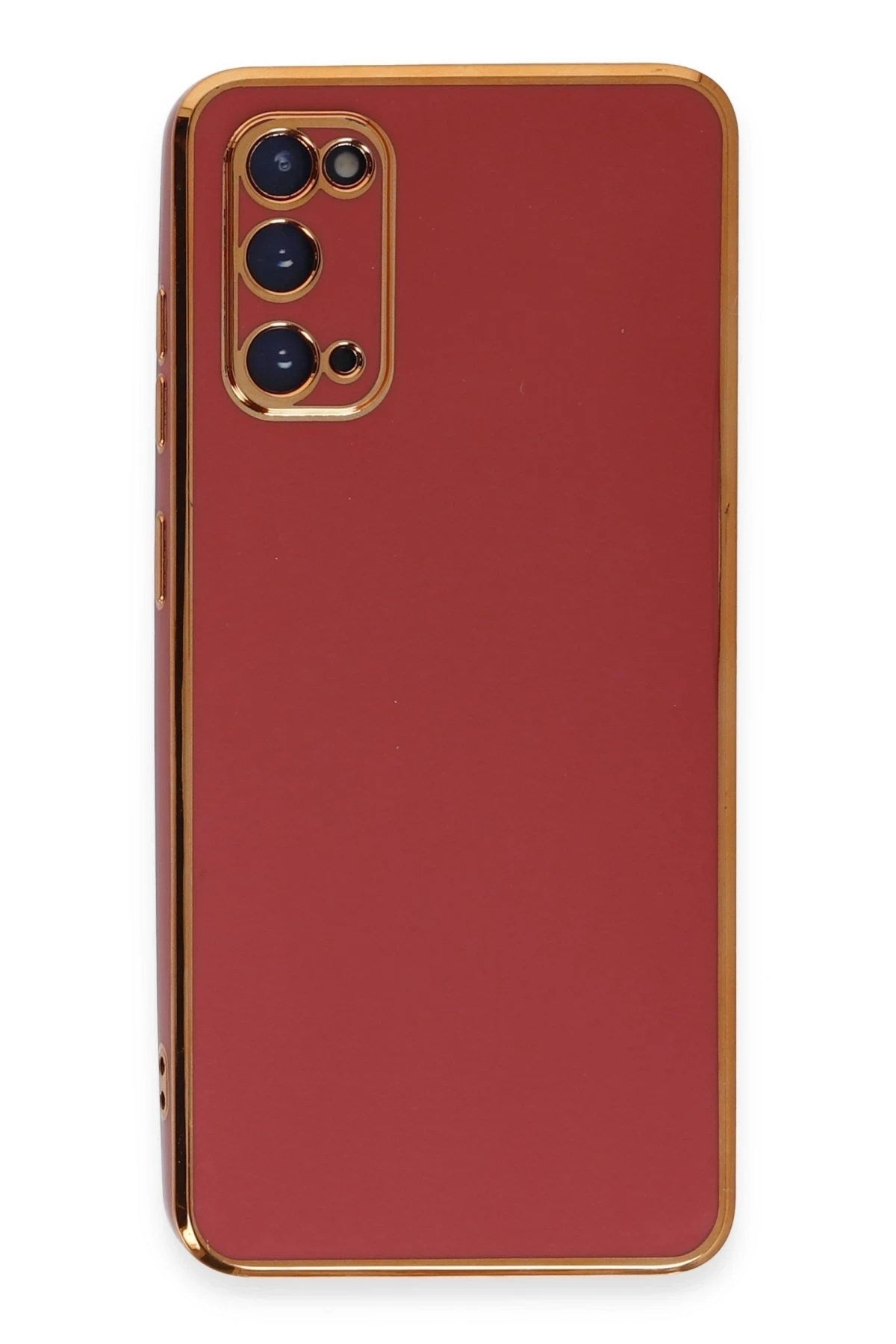 Mey İthalat® Samsung Galaxy S20 Kılıf Volet Silikon - Kırmızı