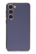 Mey İthalat® Samsung Galaxy S23 Kılıf Volet Silikon - Mavi