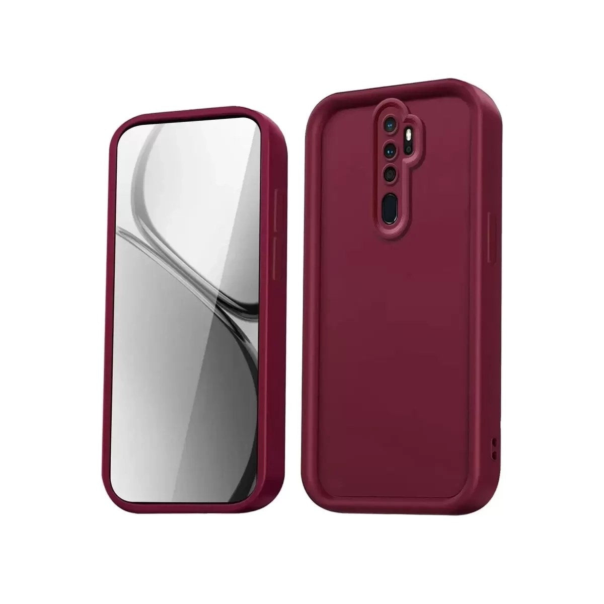 Mey İthalat® Redmi Note 8 Pro Kılıf Viera Silikon - Bordo