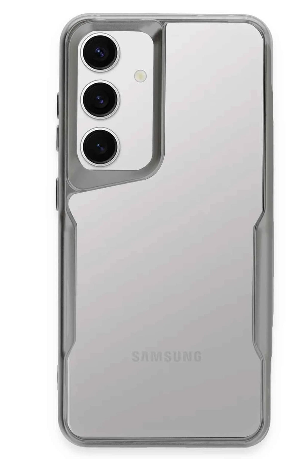 Mey İthalat® Samsung Galaxy S24 Kılıf Boyi Silikon Kapak - Gümüş