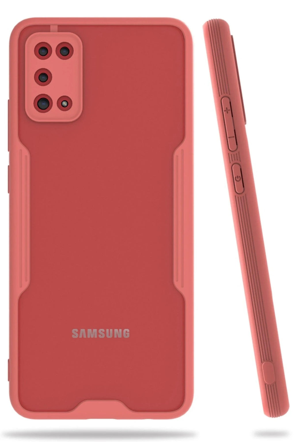 Mey İthalat® Samsung Galaxy A02S Kılıf Platin Silikon - Pembe