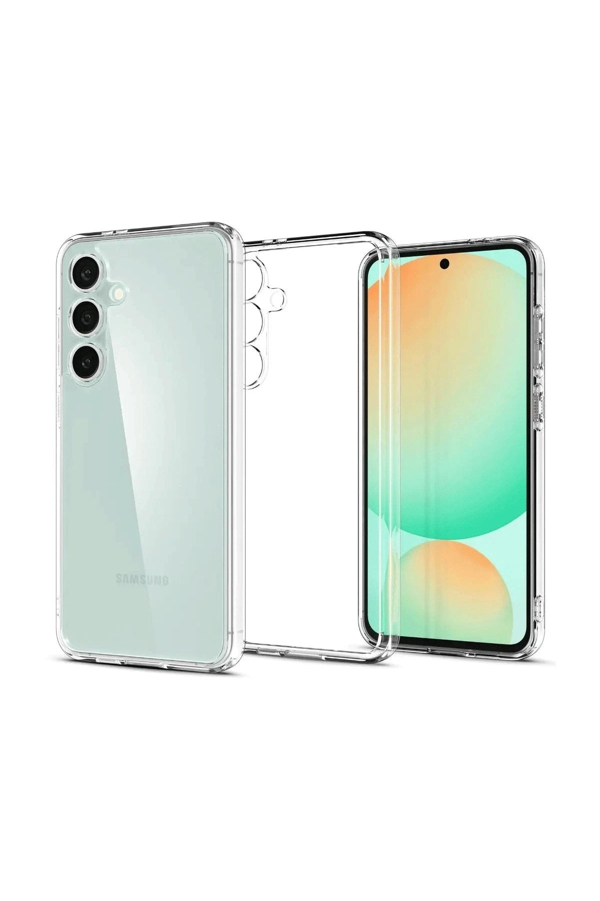 Mey İthalat® Samsung Galaxy S24 FE Kılıf Lüx Şeffaf Silikon