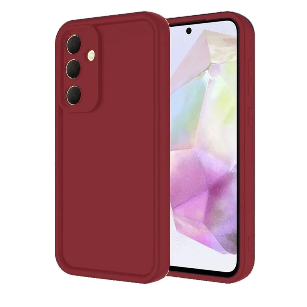 Mey İthalat® Samsung Galaxy A16 5G Kılıf Viera Silikon - Bordo