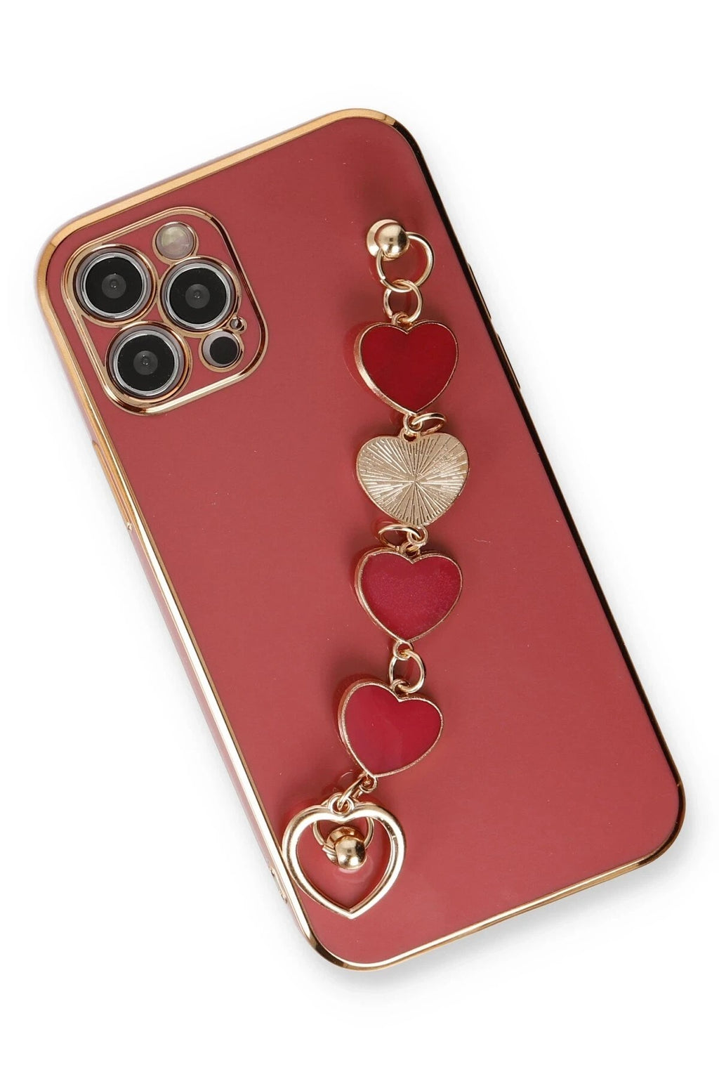 Mey İthalat® iPhone 12 Pro Kılıf Esila Silikon - Kırmızı