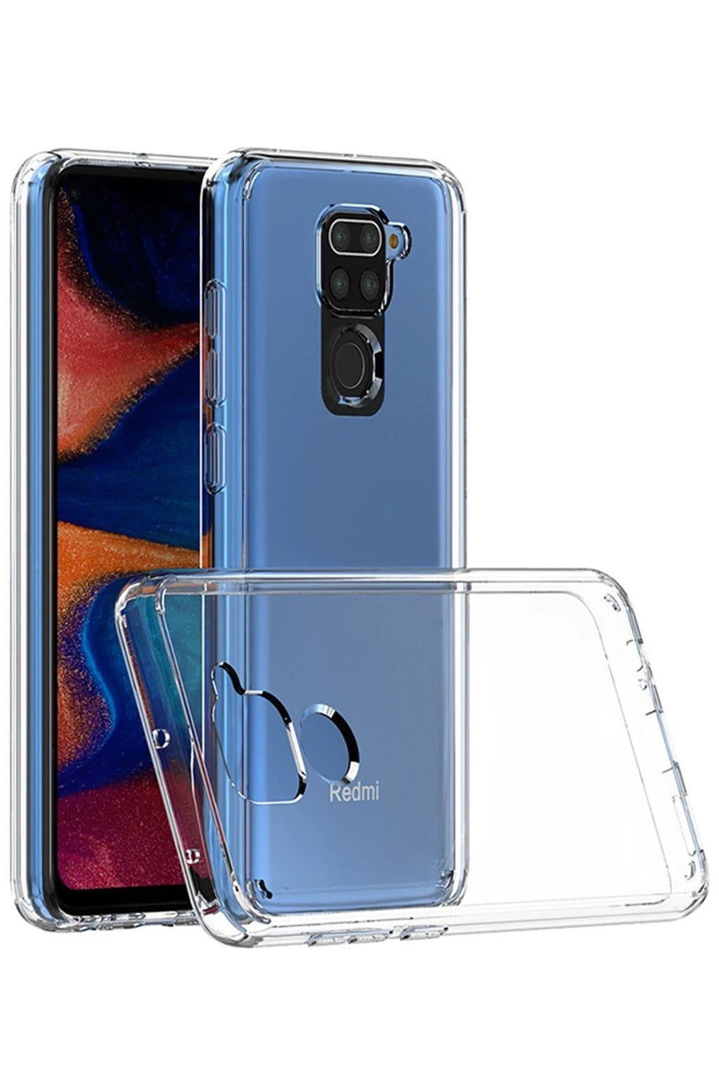 Mey İthalat® Redmi Note 9 Kılıf Lüx Şeffaf Silikon - Şeffaf
