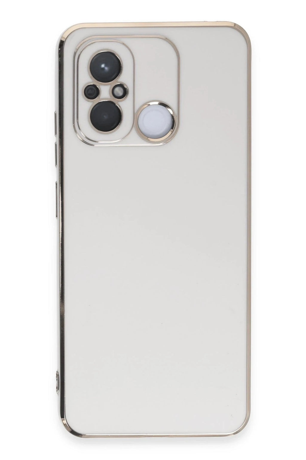 Mey İthalat® Redmi 12C Kılıf Volet Silikon - Beyaz