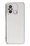 Mey İthalat® Redmi 12C Kılıf Volet Silikon - Beyaz