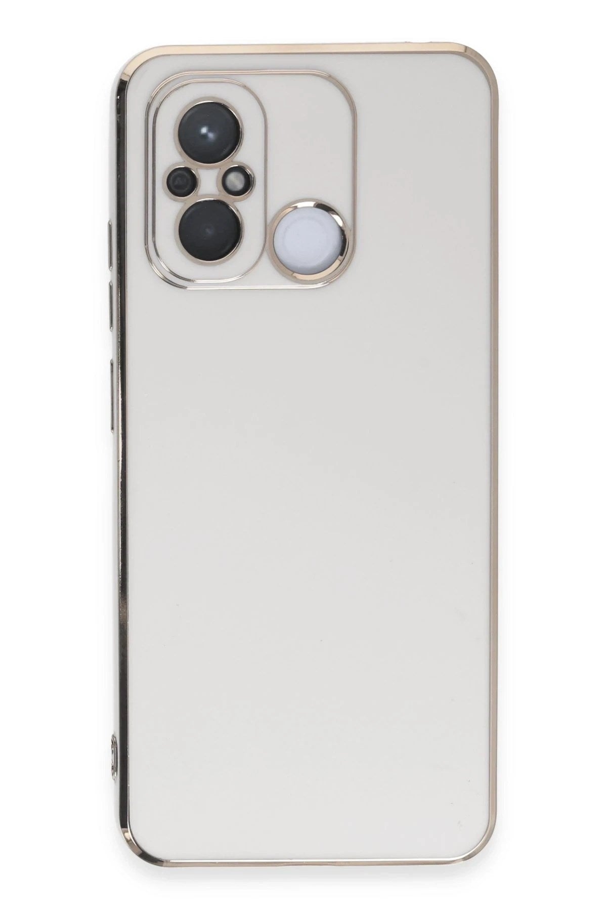 Mey İthalat® Redmi 12C Kılıf Volet Silikon - Beyaz