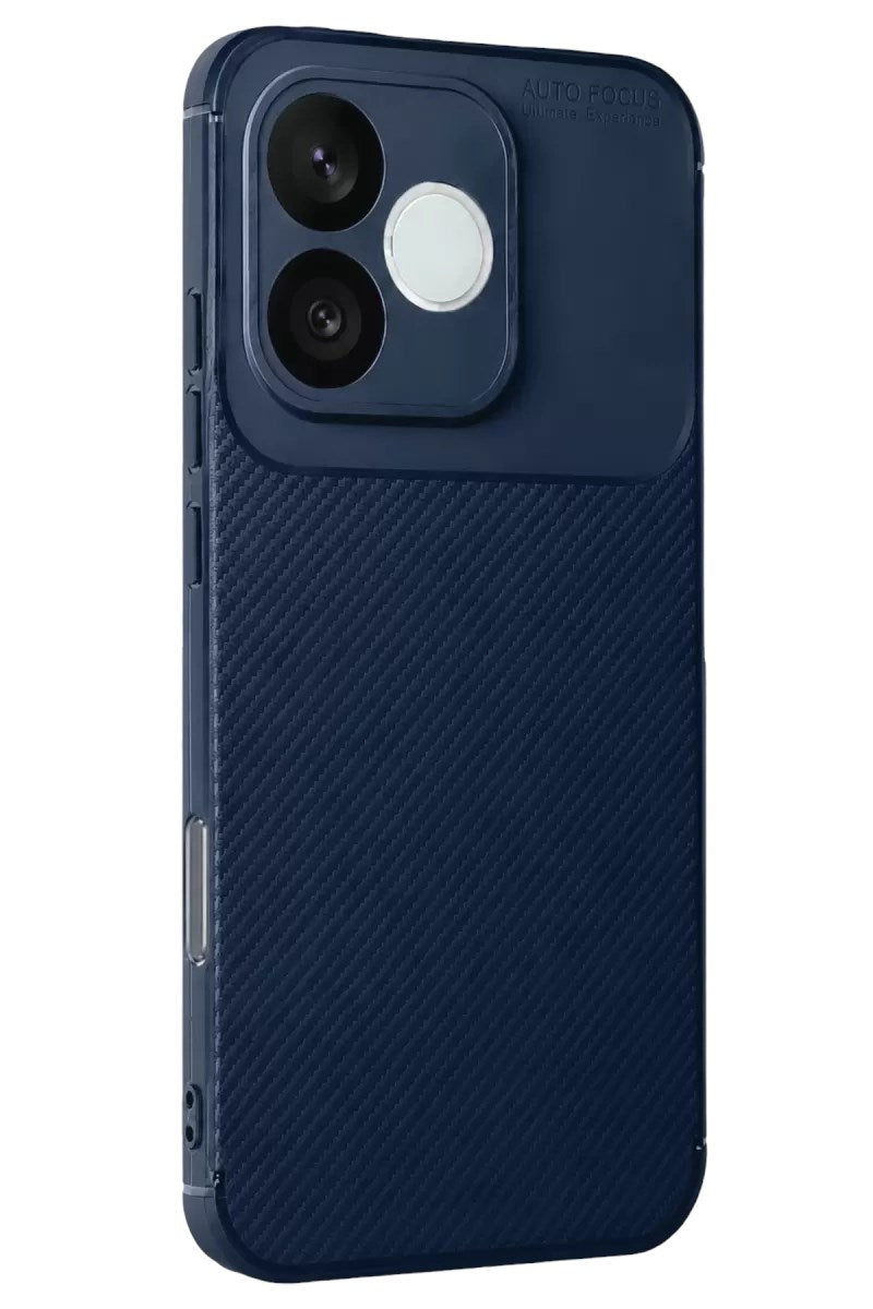 Mey İthalat® Huawei Honor 600 Lite Auto Focus Karbon Kapak - Lacivert