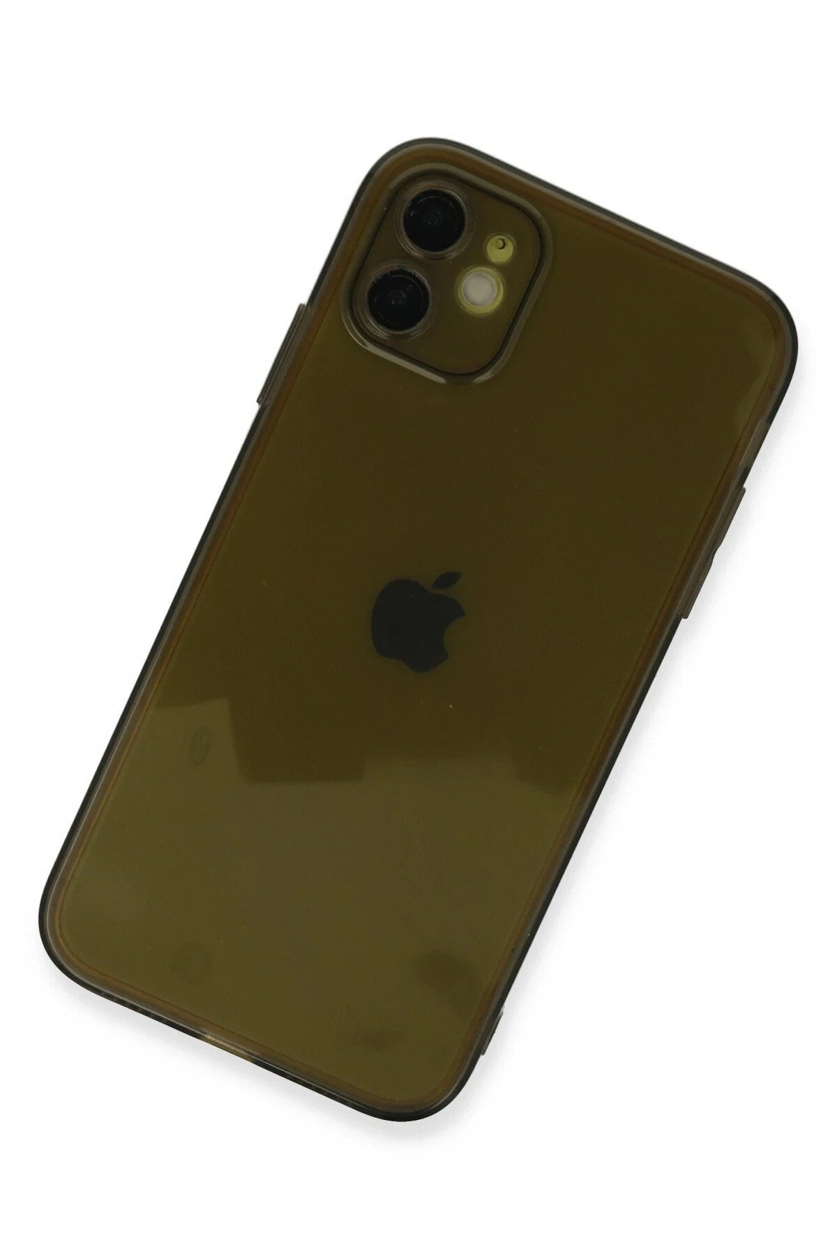 Mey İthalat® iPhone 12 Kılıf Fly Lens Silikon - Siyah