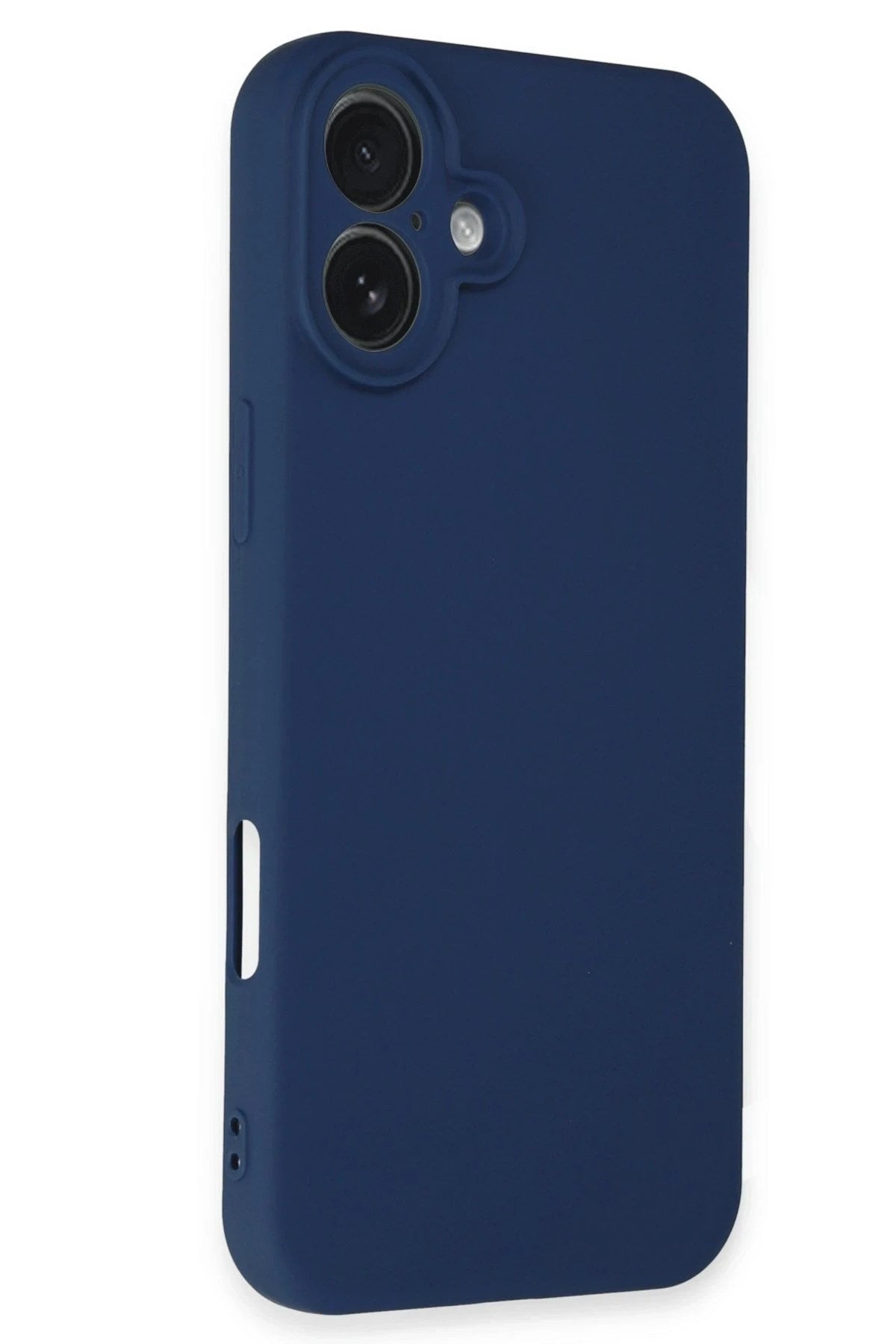 Mey İthalat® iPhone 16 Plus Kılıf Nano içi Kadife Silikon - Lacivert