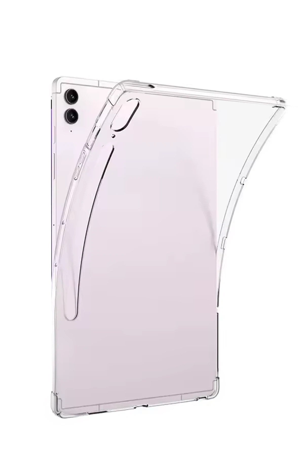 Mey İthalat® Samsung Galaxy Tab S10 FE Plus 13.1 Kılıf Anti Shock Tablet Silikon - Şeffaf