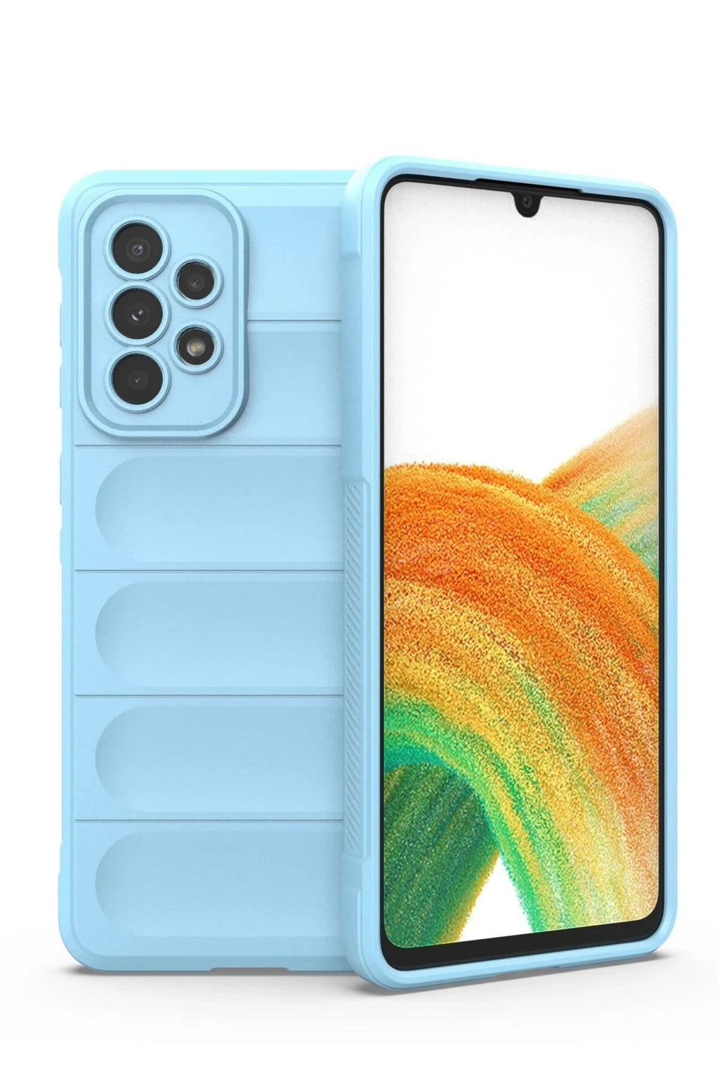 Mey İthalat® Samsung Galaxy A33 5G Kılıf Optimum Silikon - Sky Blue